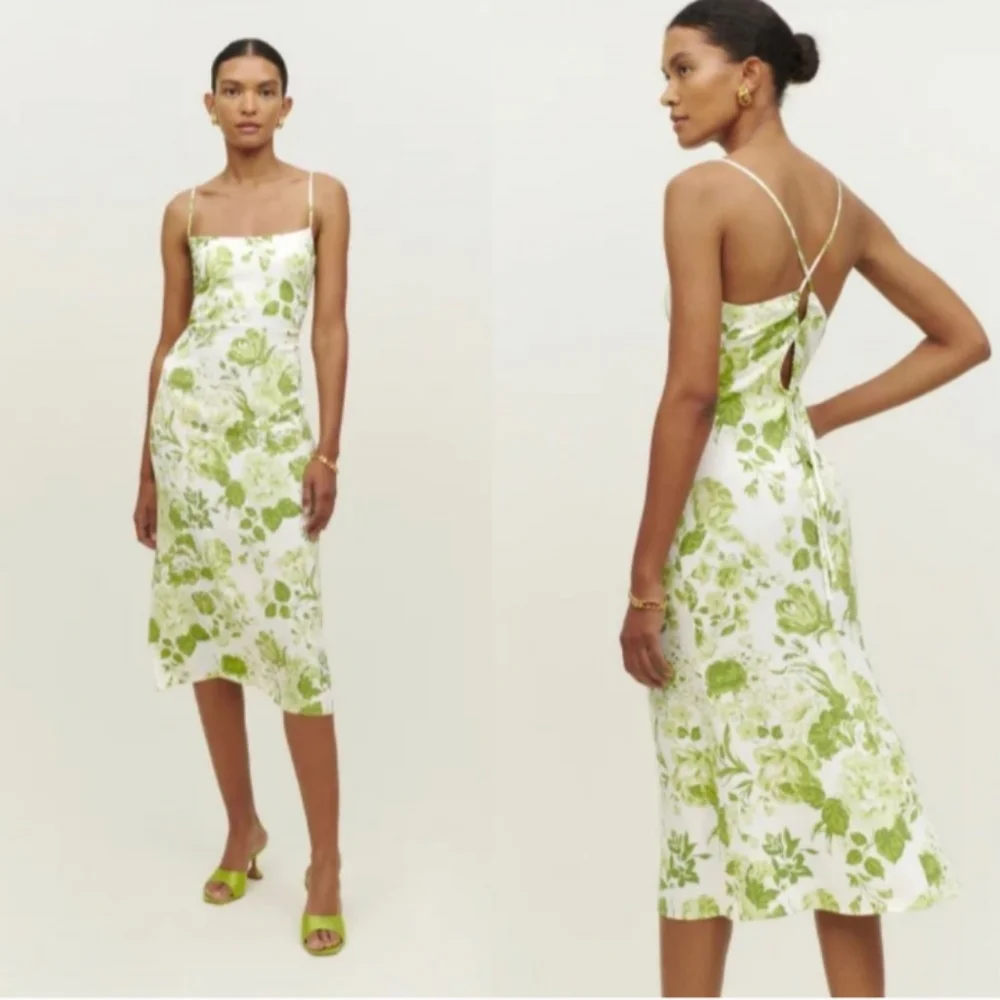 Reformation Dover Dress In Rialto - Picture 1 of 6